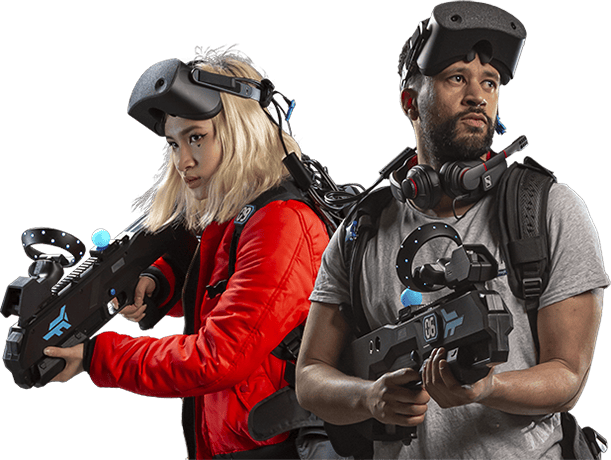 2 joueurs de réalité virtuelle