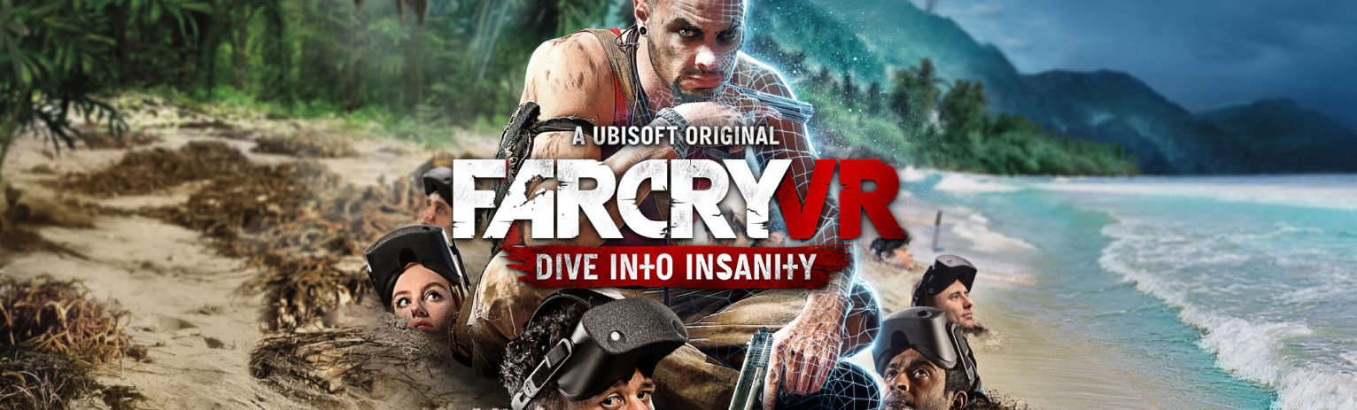 Affiche du jeu de réalité virtuelle Far Cry: Dive into insanity